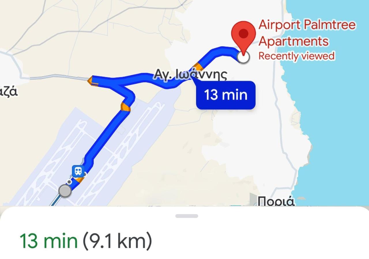 Airport Palmtree Apartments - 15Min From Airport Ártemida Kültér fotó